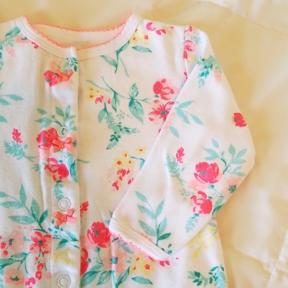 Carter's Floral Onesie - Picture 4 of 4